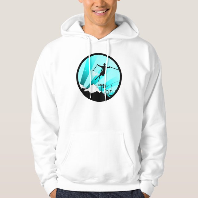 Sudadera rastro del polvo del esquí (Anverso)