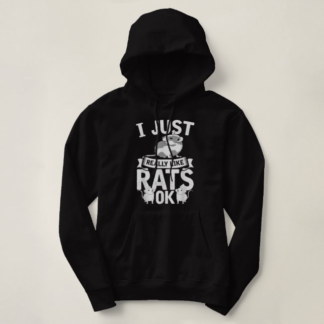 Sudadera Rat Mom Rats Lover Mujeres Chicas (Diseño del anverso)