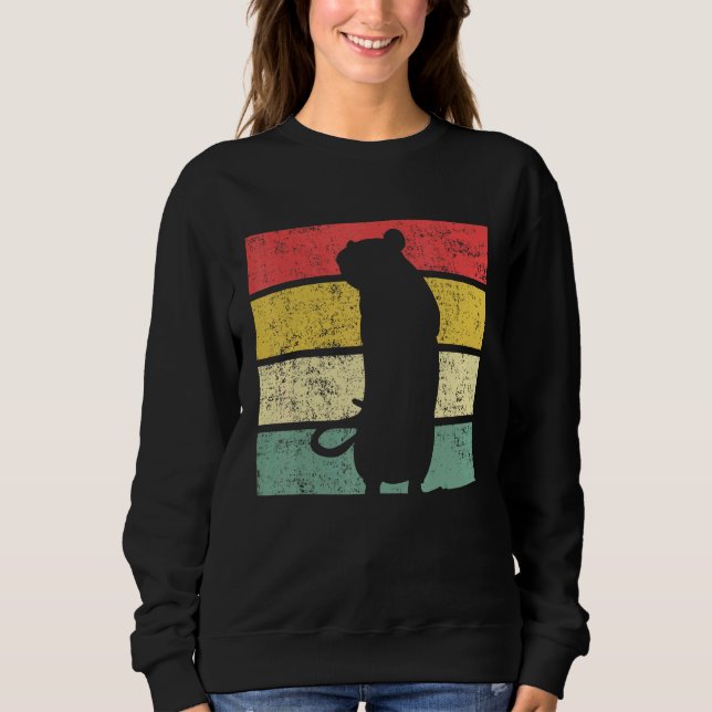 Sudadera Rat Rat Mouse Retro (Anverso)