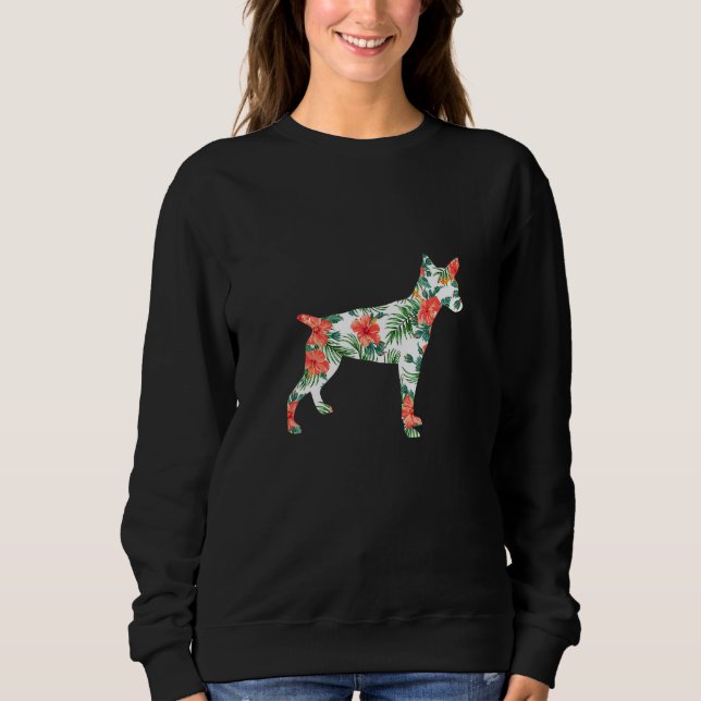 Sudadera Rat Terrier Aloha Perro Hawaiano (Anverso)