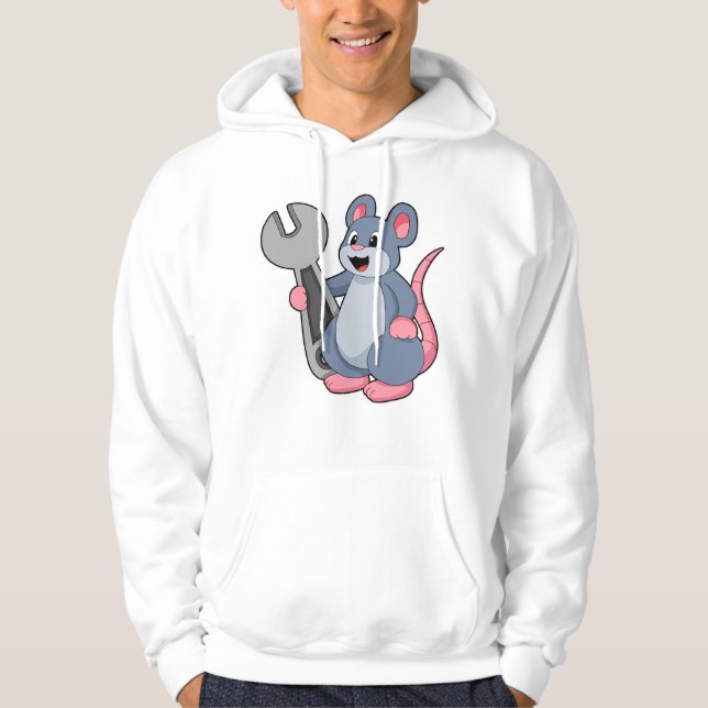 Sudadera Rata como mecánica con llave (Anverso)