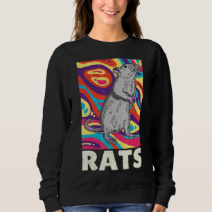 Sudadera Rata Cuta Rata Rata Doméstica Rodent Ratón Mascota