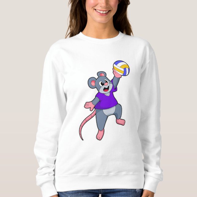 Sudadera Rata en deportes de voleibol (Anverso)