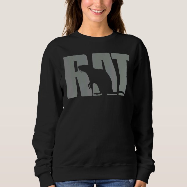 Sudadera Rata Mascota de Rat Clothing (Anverso)