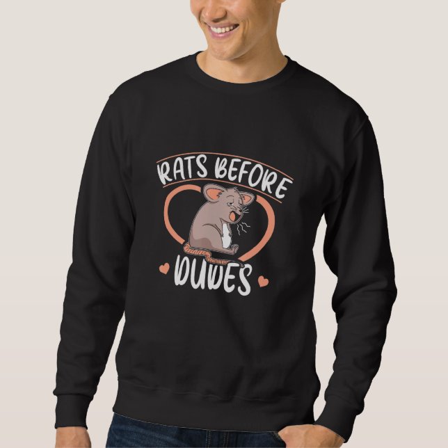 Sudadera Ratas antes de hombres - rata (Anverso)