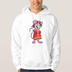 Sudadera Ratón como bombero con casco