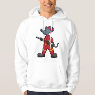 Sudadera Ratón como bombero con mango