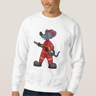 Sudadera Ratón como bombero con mango