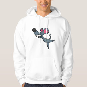 Sudadera Ratón en ejercicio de Estiramiento de Yoga