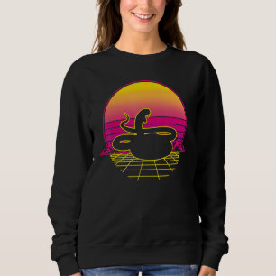 Sudadera Rattlesnake Reptile Herpetólogo Retro Vint
