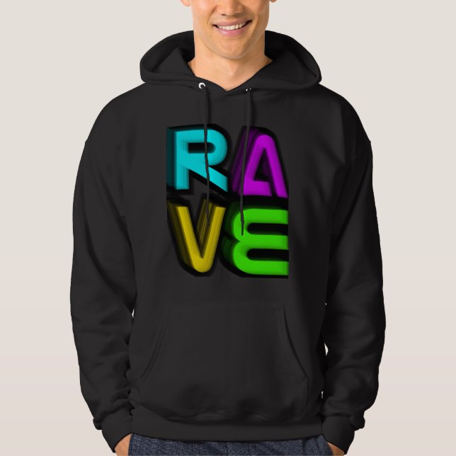 Sudadera Rave 3D (Anverso)