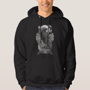 Sudadera Raven místico oscuro