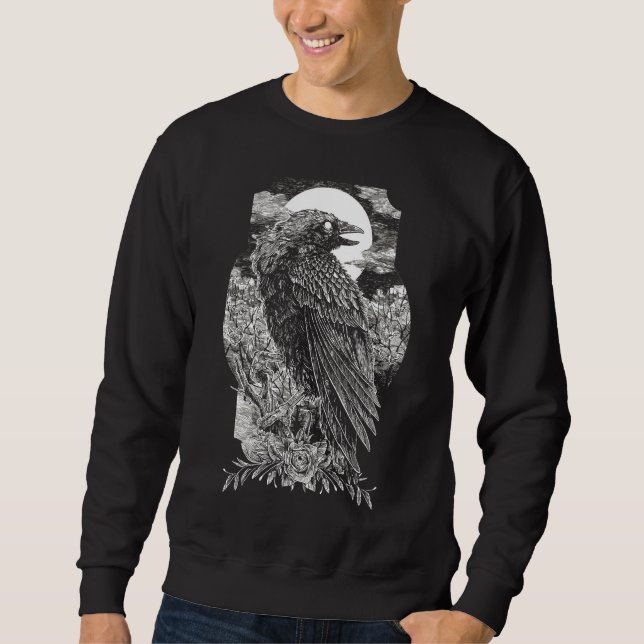 Sudadera Raven místico oscuro (Anverso)