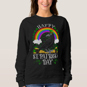 Sudadera Raven Raven Bird Rainbow Vintage Raven St Patrick 