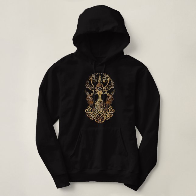 Sudadera Raven Yggdsil Raven (Diseño del anverso)