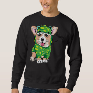 Sudadera Rawr Welsh Corgi Dinosaur Costume Perro