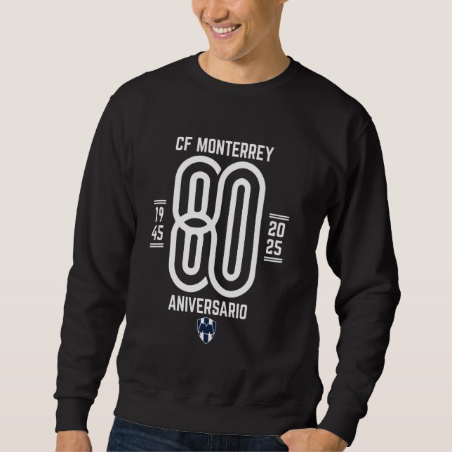 Sudadera Rayados de Monterrey 80.º Aniversario (Anverso)