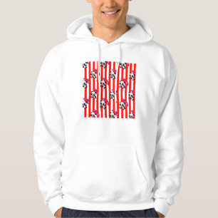 Sudadera Rayas blancas rojas