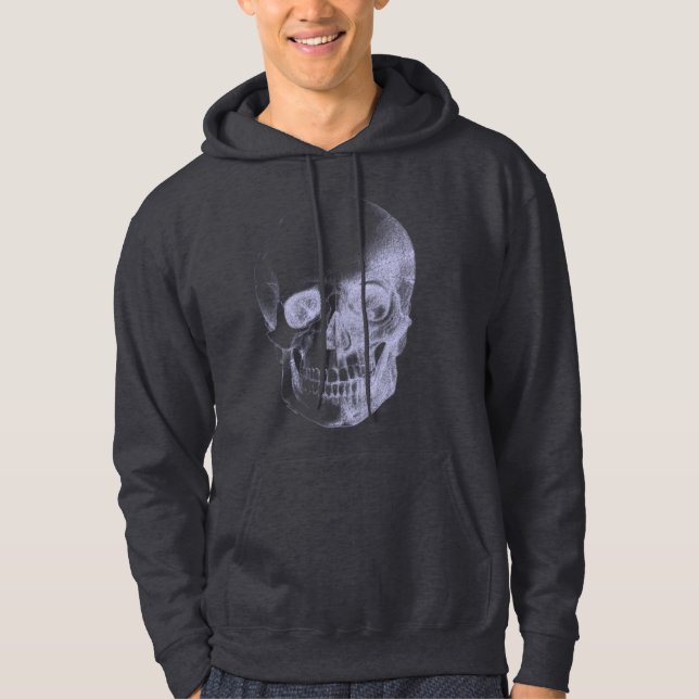 Sudadera Rayo X de cráneo (Anverso)
