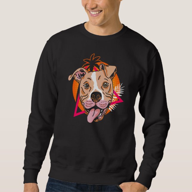 Sudadera Raza de Bulldog de Pit Bull Terrier (Anverso)