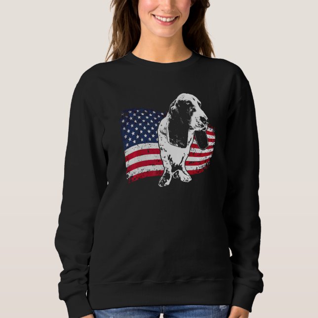 Sudadera Raza de perro Basset Hound  1 (Anverso)
