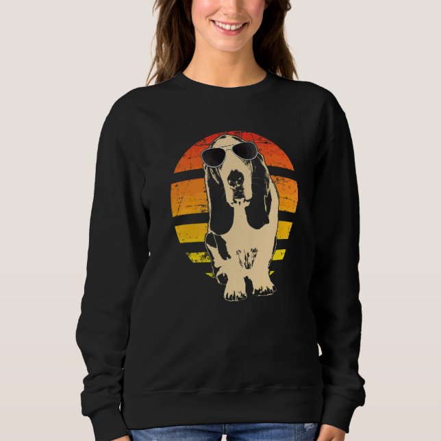 Sudadera Raza de perro Basset Hound  4 (Anverso)