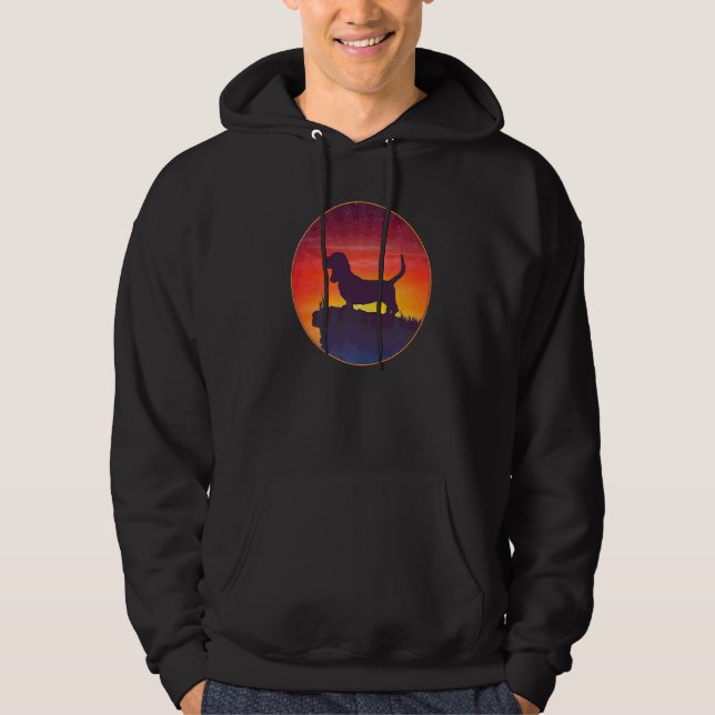 Sudadera Raza de perro Basset Hound  47 (Anverso)