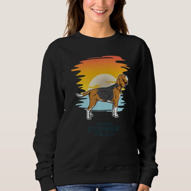 Sudadera Raza de perro Beagle  2 (Anverso)