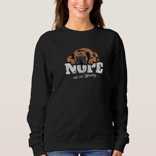 Sudadera Raza de perro boxer alemán  10 (Anverso)