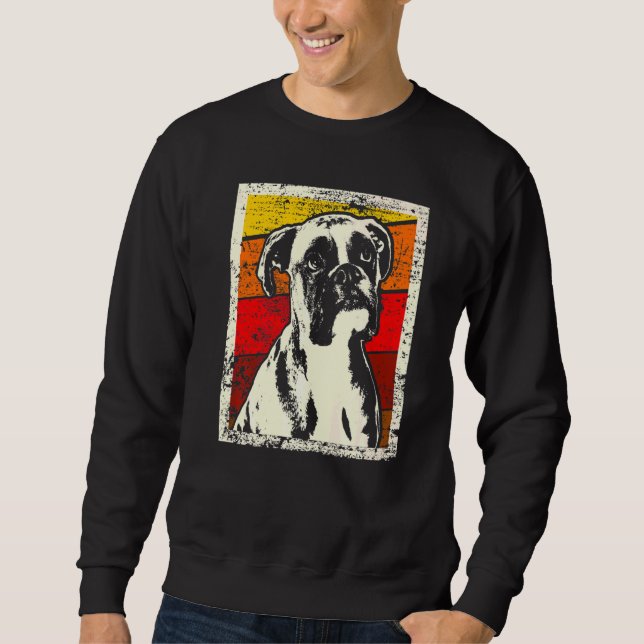 Sudadera Raza de perro boxer alemán  15 (Anverso)