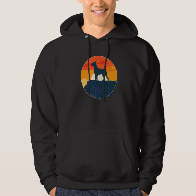 Sudadera Raza de perro boxer alemán  43 (Anverso)
