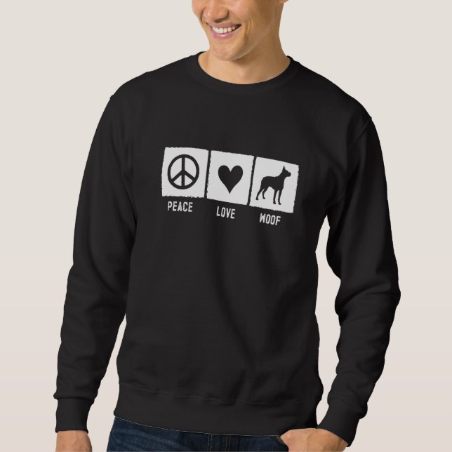 Sudadera Raza de perro boxer alemán  9 (Anverso)