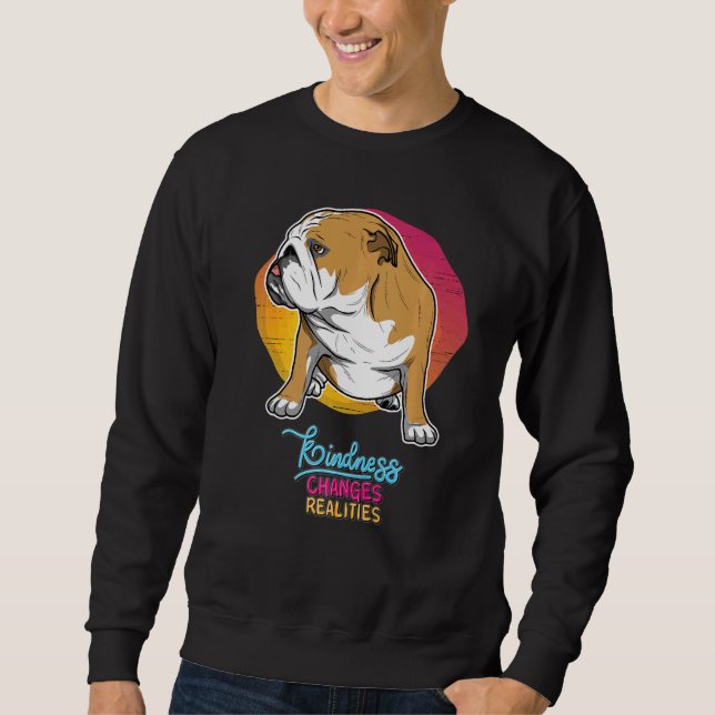 Sudadera Raza de perro Bulldog inglesa 92 (Anverso)