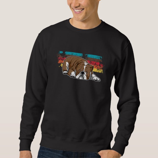 Sudadera Raza de perro Bulldog inglesa británica 18 (Anverso)