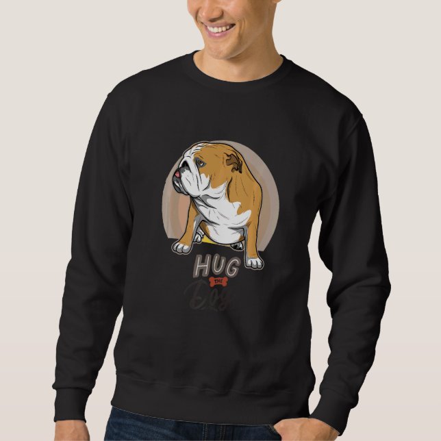 Sudadera Raza de perro Bulldog inglesa británica 88 (Anverso)