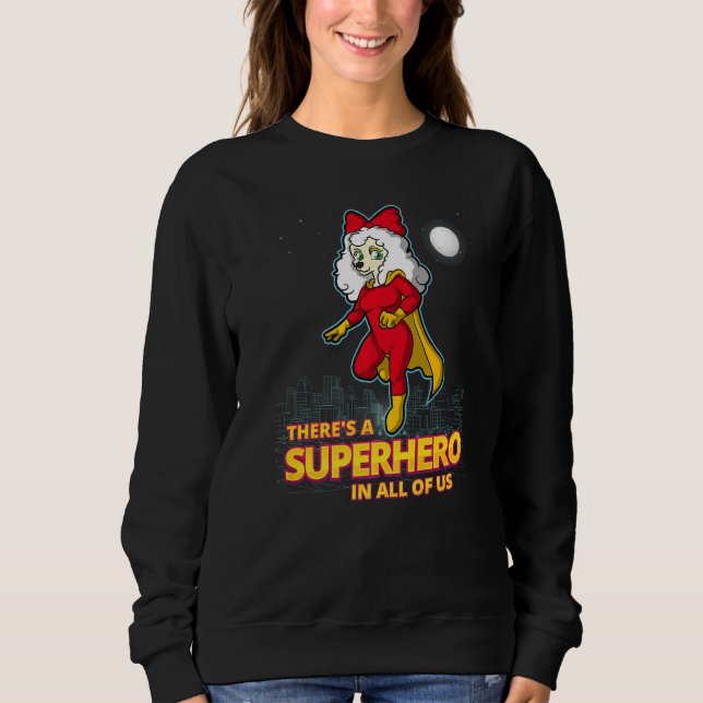 Sudadera Raza de perro Caniche 72 (Anverso)