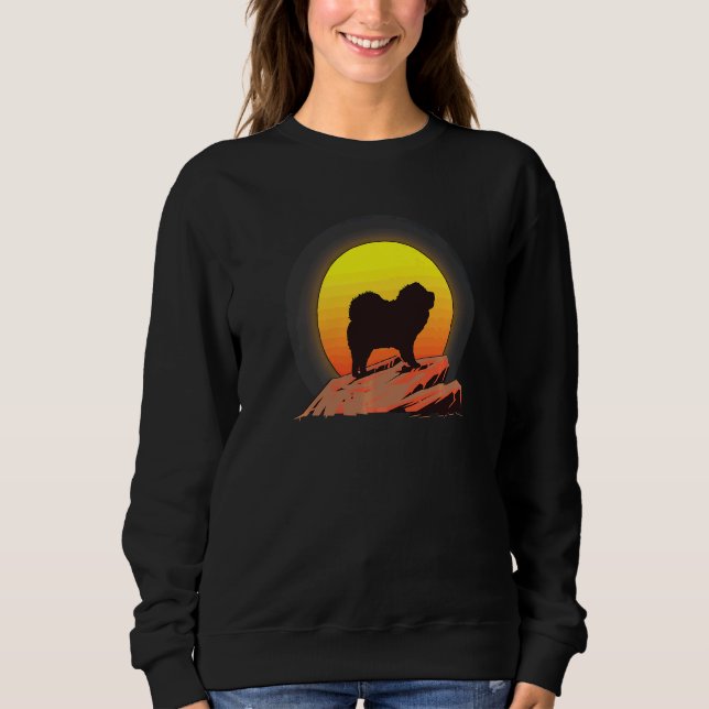 Sudadera Raza de perro Chow Chow (Anverso)