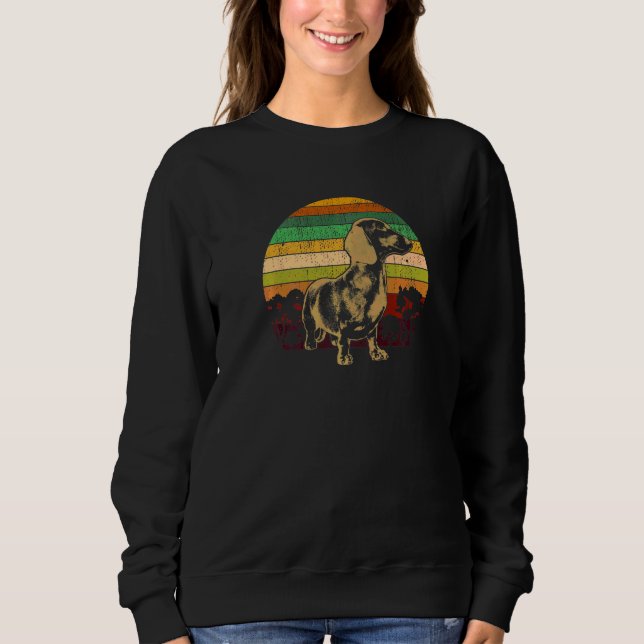 Sudadera Raza de perro Dachshund Wiener  5 (Anverso)