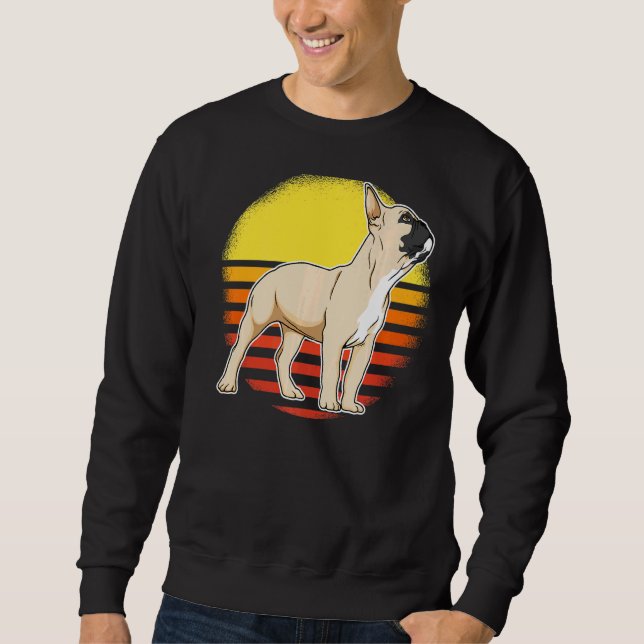 Sudadera Raza de perro de Bulldog francés 7 (Anverso)