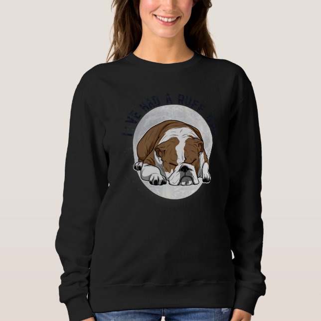 Sudadera Raza de perro de Bulldog inglés británica 4 (Anverso)