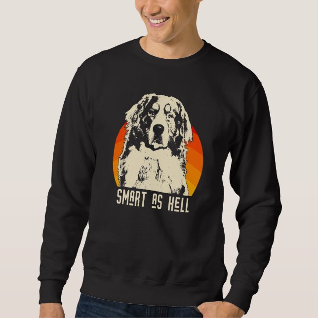 Sudadera Raza de perro de montaña bernés  12 (Anverso)
