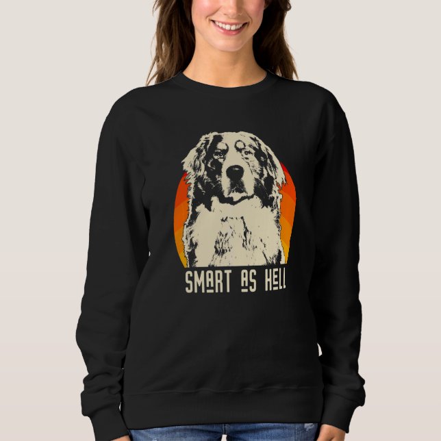Sudadera Raza de perro de montaña bernés  12 (Anverso)