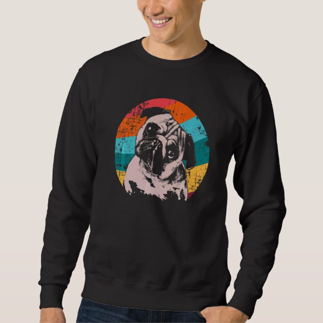 Sudadera Raza de perro Pug Mops Carlin 11 (Anverso)
