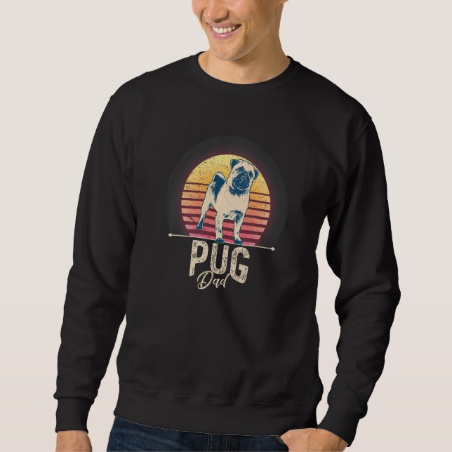 Sudadera Raza de perro Pug Mops Carlin 28 (Anverso)