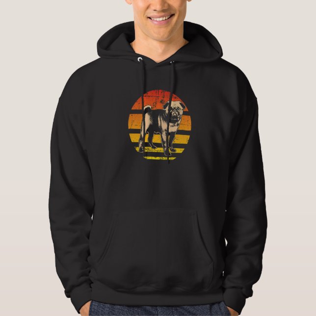 Sudadera Raza de perro Pug Mops Carlin  5 (Anverso)