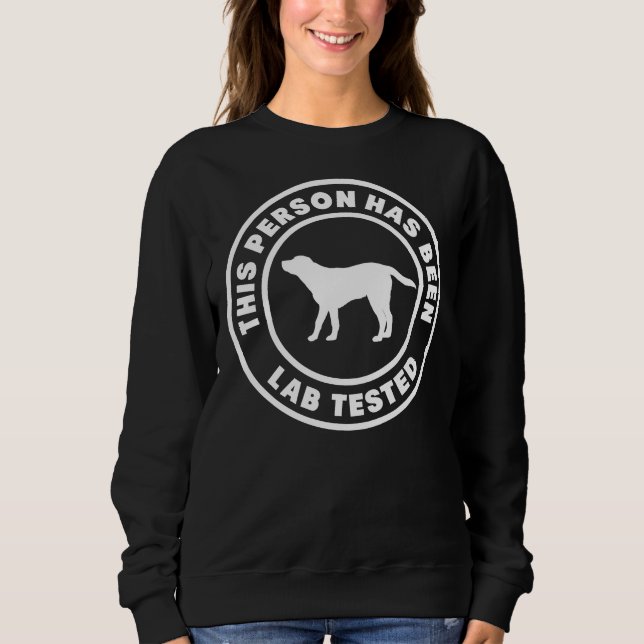 Sudadera Raza de perro recuperadora de labrador (Anverso)