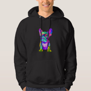 Sudadera Raza de perro, regalo francés de Bulldog de color