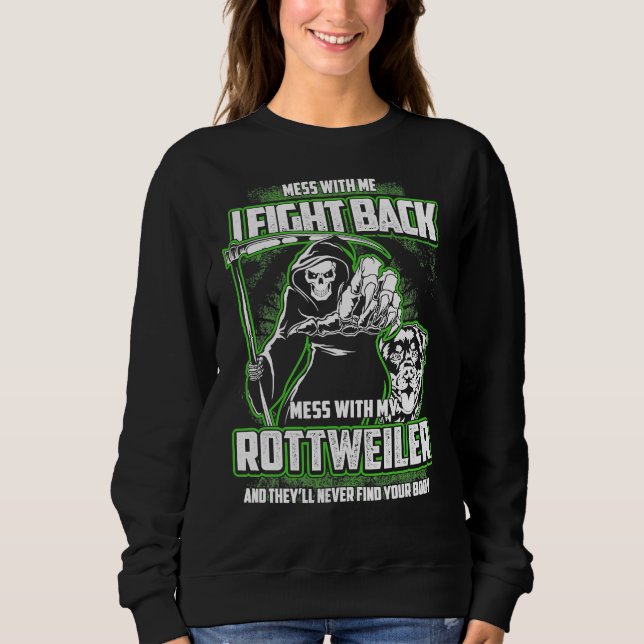 Sudadera Raza de perro Rottweiler Perro Lover (Anverso)