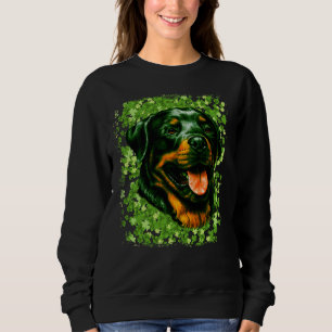 Sudadera Raza De Perro Rottweiler Verde Raza De Perro Día D
