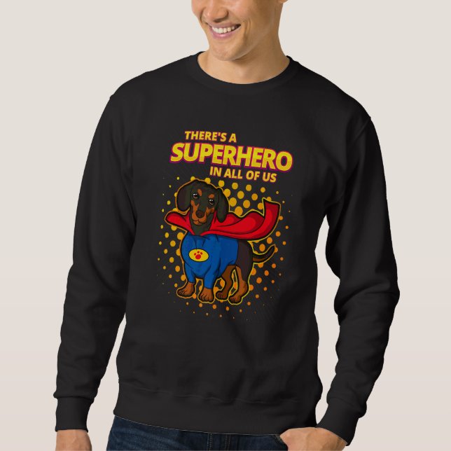 Sudadera Raza de perro salchicha Dachshund  22 (Anverso)